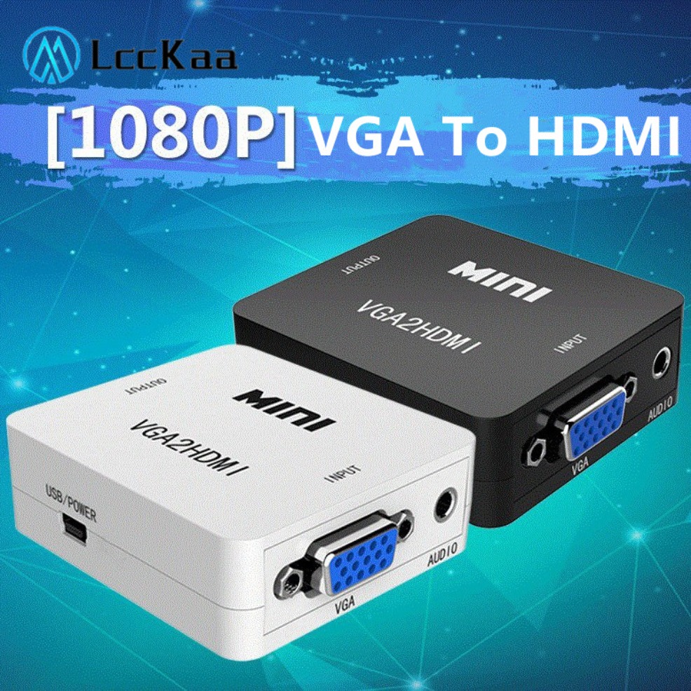 Hdmi Vga Adapter - อะแดปเตอร์แปลง VGA เป็น HDMI ตัวแปลง VGA