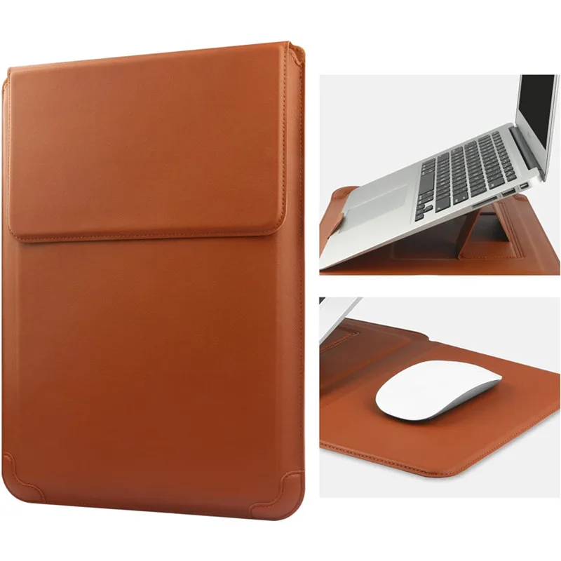 Laptop Accessories Bag - แบบพกพาหนังแล็ปท็อปสําหรับ MacBook Air 12 13 14