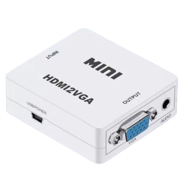 Hdmi Vga Adapter - ตัวแปลง HDMI เป็น VGA พร้อมเสียง 1080P
