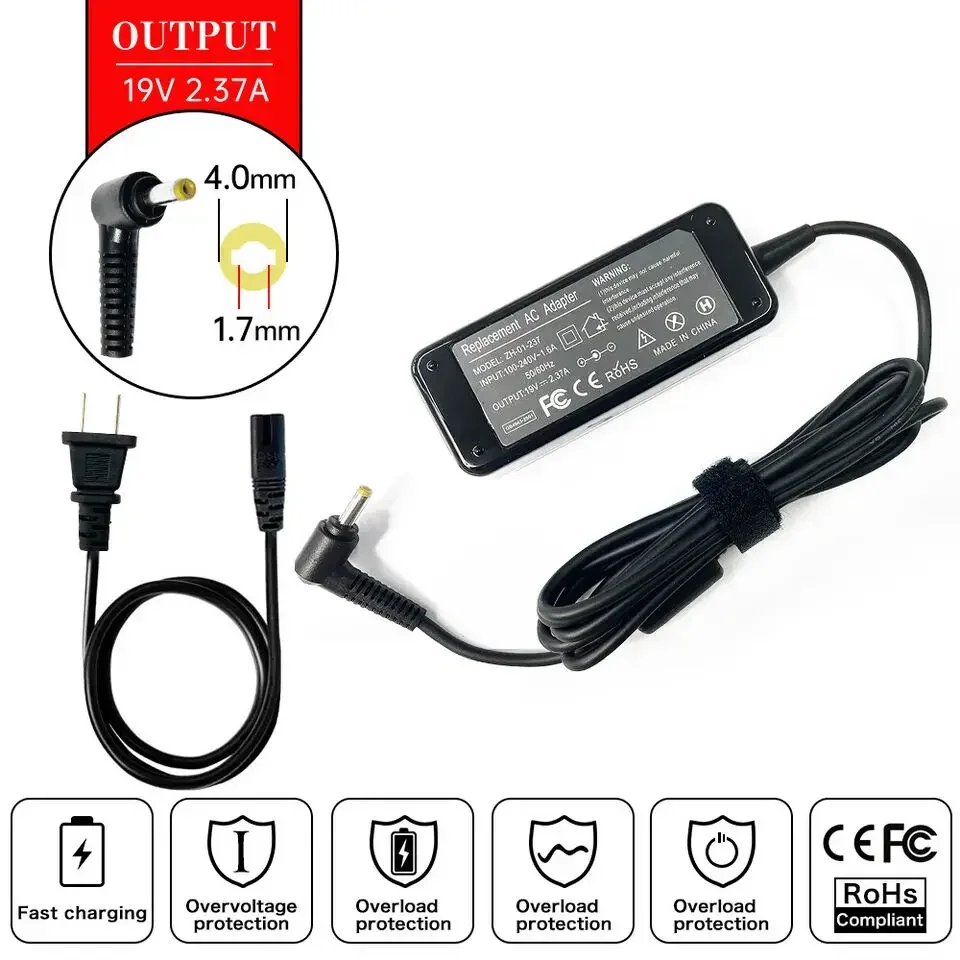 Laptop Accessories Shop - 19V 2.37A 45W 4.0 มม.* 1.7
