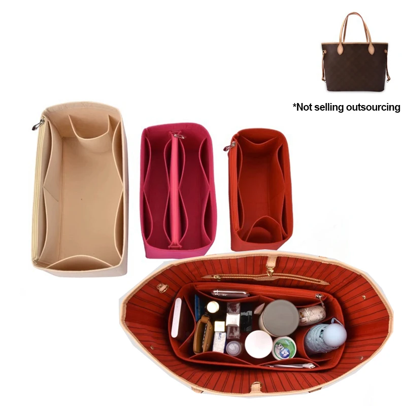 Laptop Accessories Must Have - กระเป๋าใส่เครื่องสำอางด้านในสำหรับเดินทางกระเป๋าใส่ผ้าสักหลาดสำหรับ neverfull PM mm GM