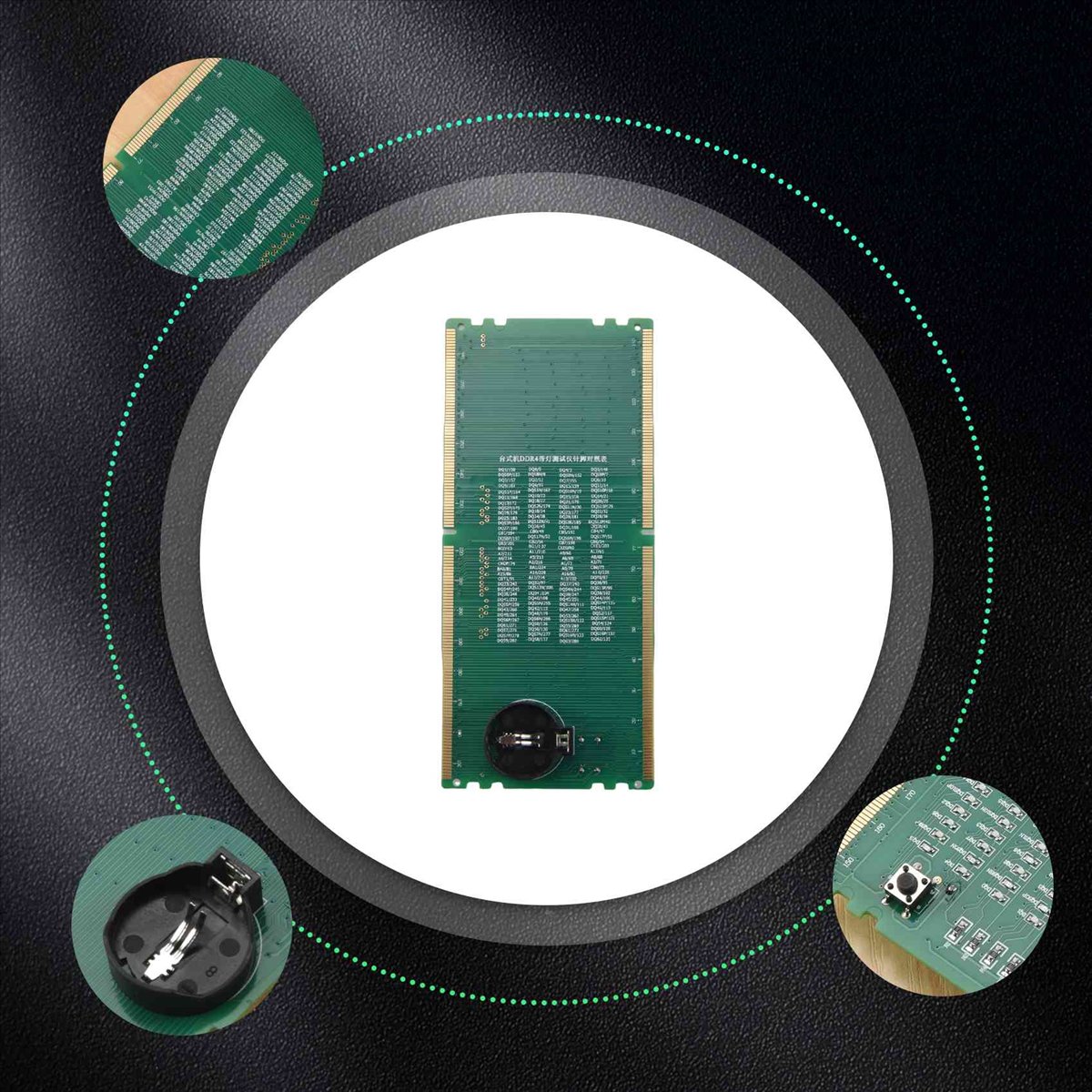 Memory Ram Upgrade - การ์ดทดสอบ DDR4 รุ่นปรับปรุงใหม่ ปี 2026 พร้อมไฟ