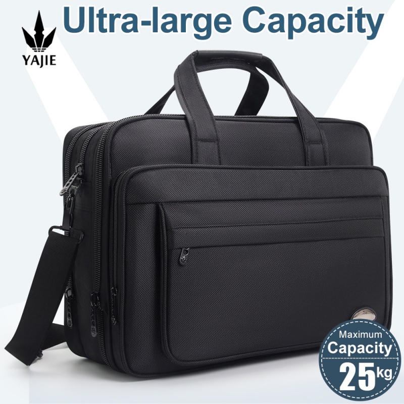 Laptop Accessories Must Have - ขนาดใหญ่ความจุกระเป๋าเอกสารผู้ชายธุรกิจกระเป๋า 15.6 นิ้ว 17 