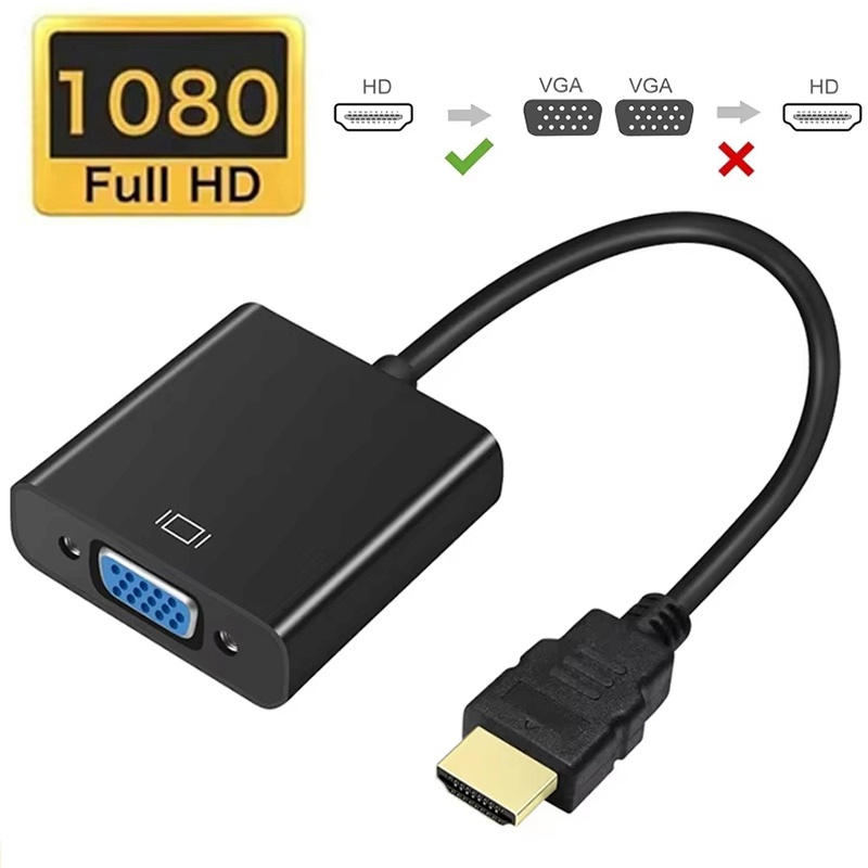 1080P HDMI-เข้ากันได้กับอะแดปเ - Hdmi Vga Adapter บทวิจารณ์และราคา