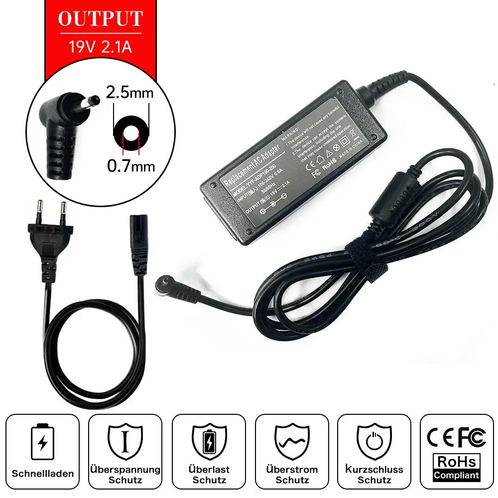 19V 2.1A 2.5 มม.* 0.7 มม.แล็ปท - Laptop Accessories Shop บทวิจารณ์และราคา
