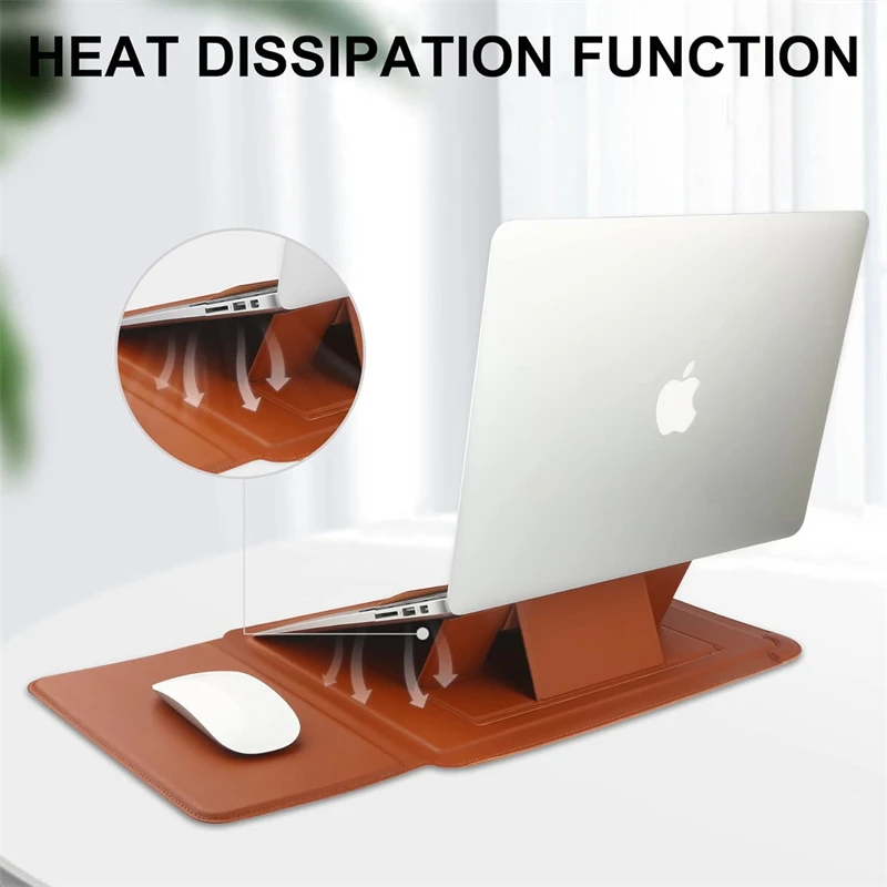 แบบพกพาหนังแล็ปท็อปสําหรับ Mac - Laptop Accessories Bag บทวิจารณ์และราคา