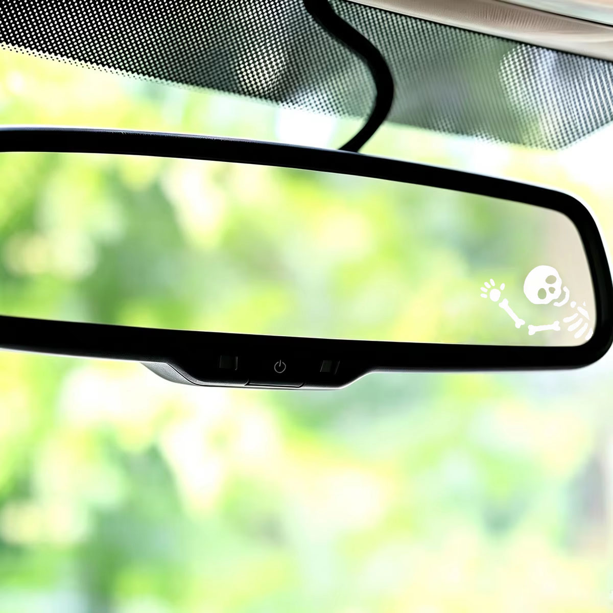 สติกเกอร์หัวกะโหลกโบกมือ 2 ชิ้ - Laptop Accessories Light บทวิจารณ์และราคา