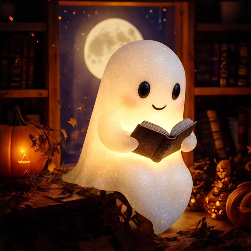 โคมไฟอ่านหนังสือรูปผีน่ารัก ไฟ - Laptop Accessories Light บทวิจารณ์และราคา