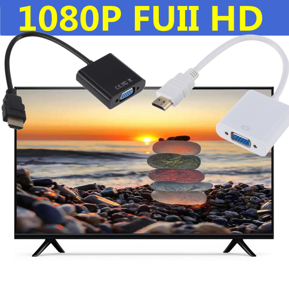 อะแดปเตอร์ HDMI 1080P แปลงเป็น - Hdmi Vga Adapter บทวิจารณ์และราคา