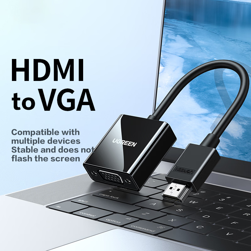 อะแดปเตอร์ Ugreen CM270 HD-MI  - Hdmi Vga Adapter บทวิจารณ์และราคา