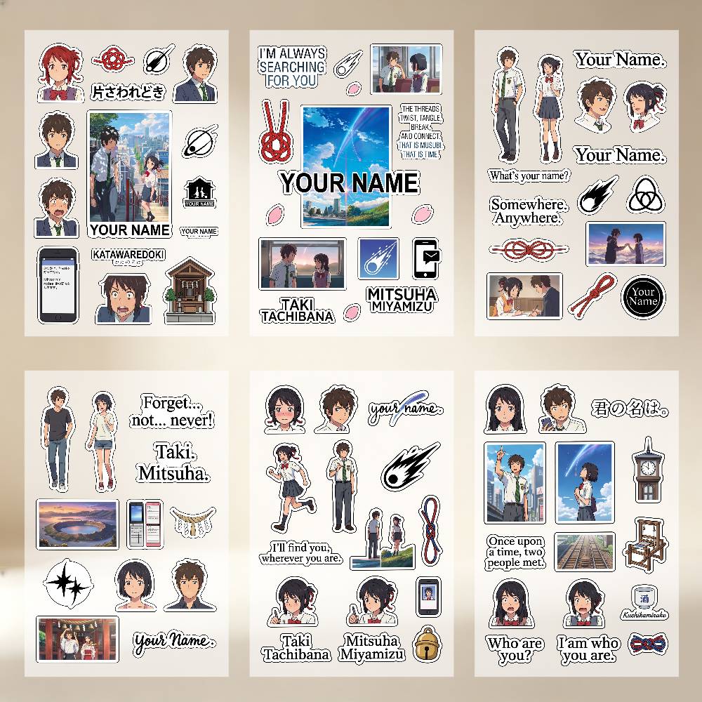 สติ๊กเกอร์อนิเมะ Your Name มิต - Laptop Accessories Name บทวิจารณ์และราคา
