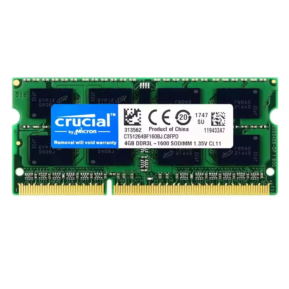 หน่วยความจำแล็ปท็อป Crucial DD - Memory Ram Upgrade บทวิจารณ์และราคา
