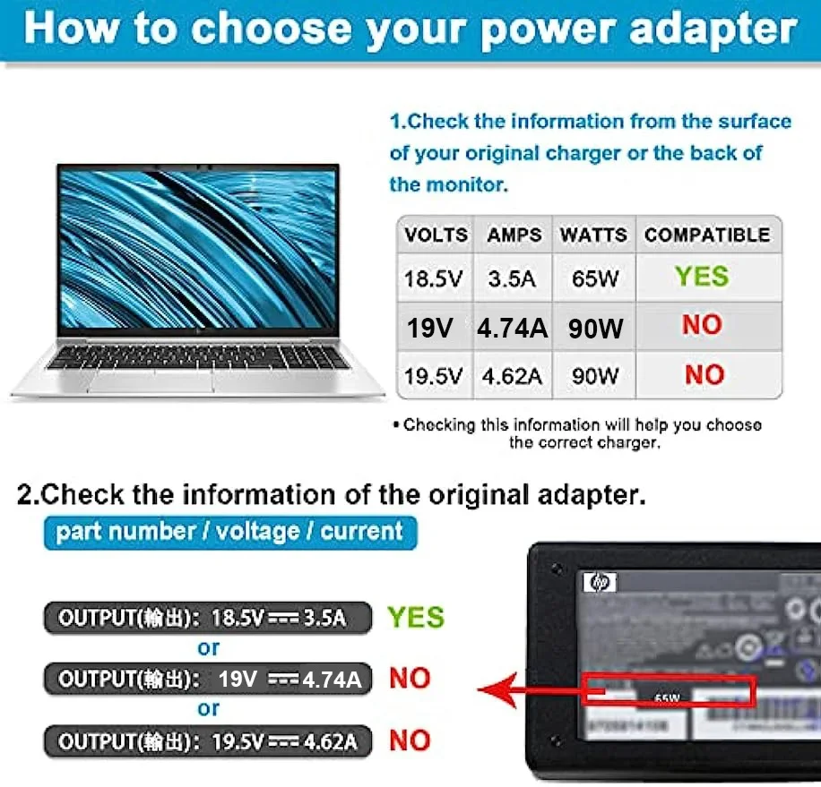 18.5V 3.5A แล็ปท็อปอะแดปเตอร์ช - Laptop Accessories Shop บทวิจารณ์และราคา