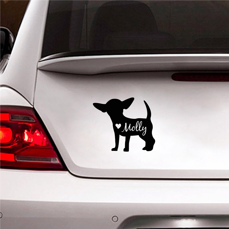 น่ารัก Chihuahua Decal สุนัขชื - Laptop Accessories Name บทวิจารณ์และราคา